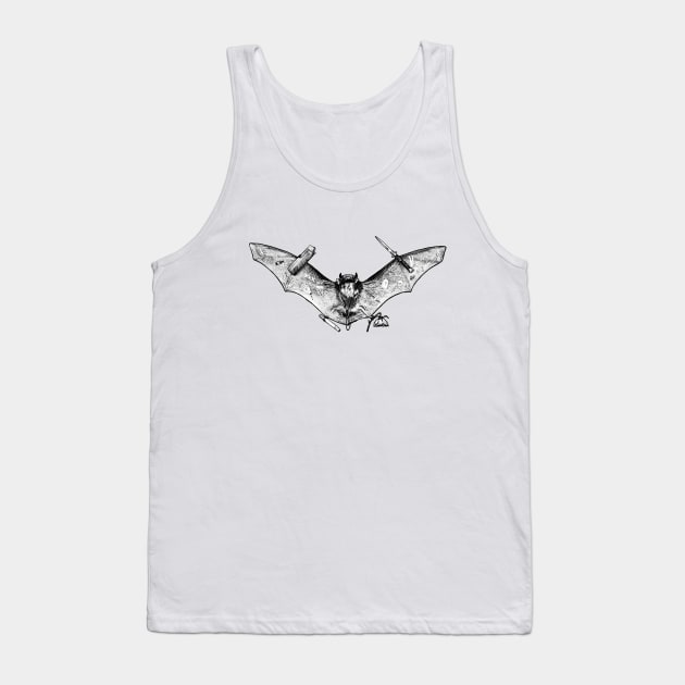 Bat Tank Top by Peter Ricq